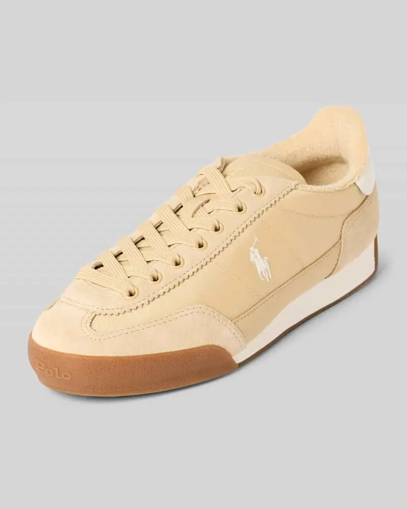 Ralph Lauren Sneaker mit Logo-Stitching Modell 'Hester Weiss