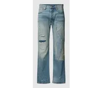 Regular Fit Jeans im Destroyed-Look Modell "501 HAPPY TO BE HERE