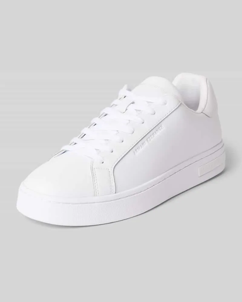Armani Exchange Sneaker mit Label-Details Modell 'LONDON ACTION Weiss