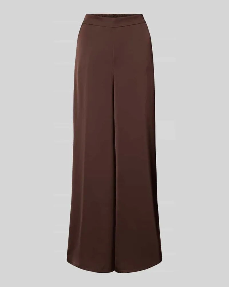 Vera Mont Stoffhose mit elastischem Bund Schoko