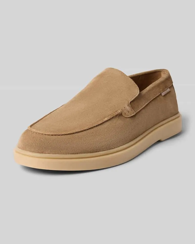 PS Poelman Loafer aus echtem Leder Modell 'LIAM Taupe