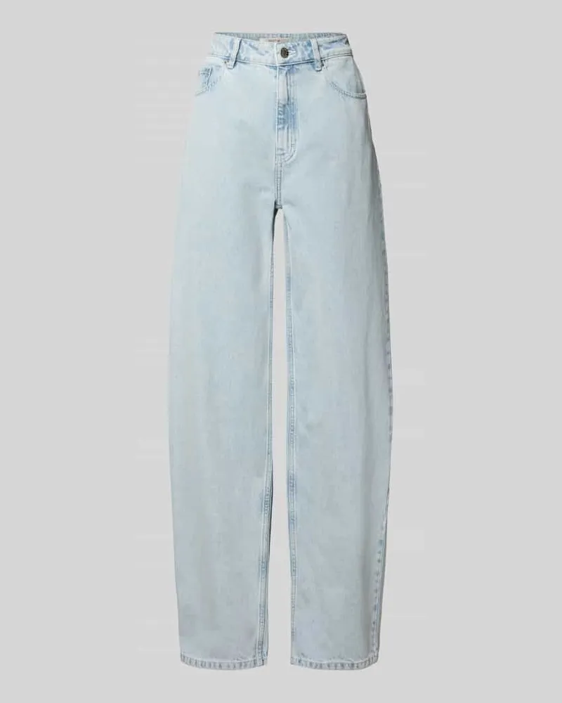 Gestuz Wide Fit Jeans im 5-Pocket-Design Modell 'Parwana Jeansblau