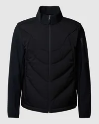 HUGO BOSS Daunenjacke mit Label-Patch Modell 'Otitanium Black