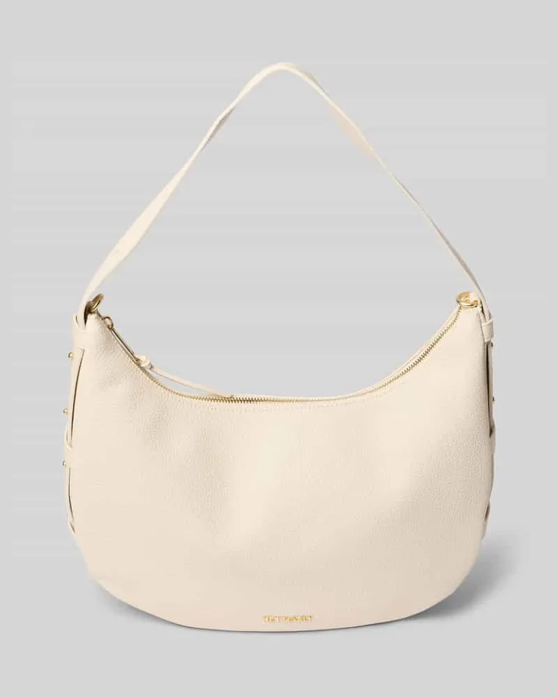 Hey Marly Halfmoon Bag mit Label-Detail Modell 'Lifetime Sister Ecru