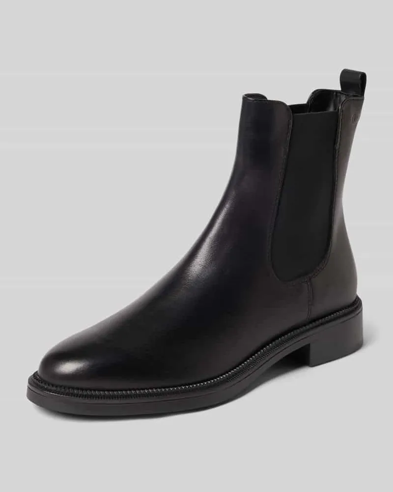 Tamaris Chelsea Boots mit echtem Leder Black