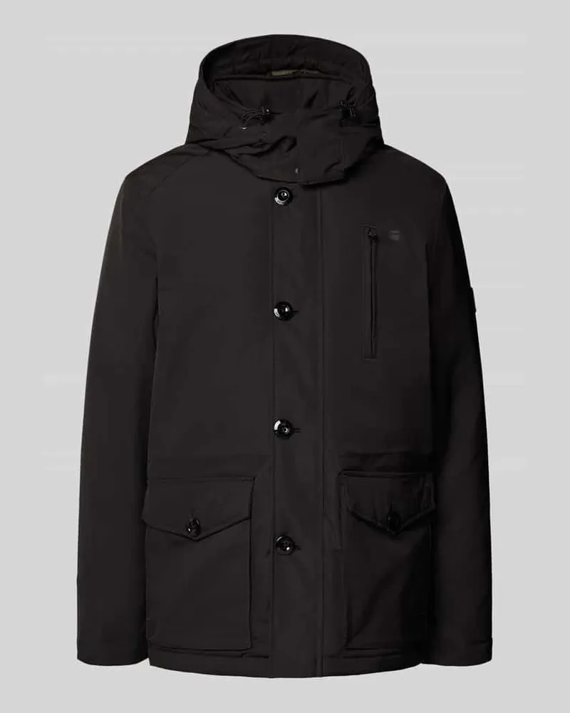 G-STAR RAW Jacke mit Kapuze Modell 'Vodan Black