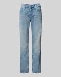 Calvin Klein Straight Fit Jeans im 5-Pocket-Design Modell 'AUTHENTIC Jeansblau