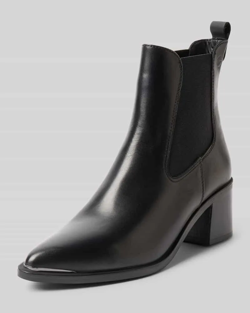 Tamaris Chelsea Boots aus echtem Rindsleder Black