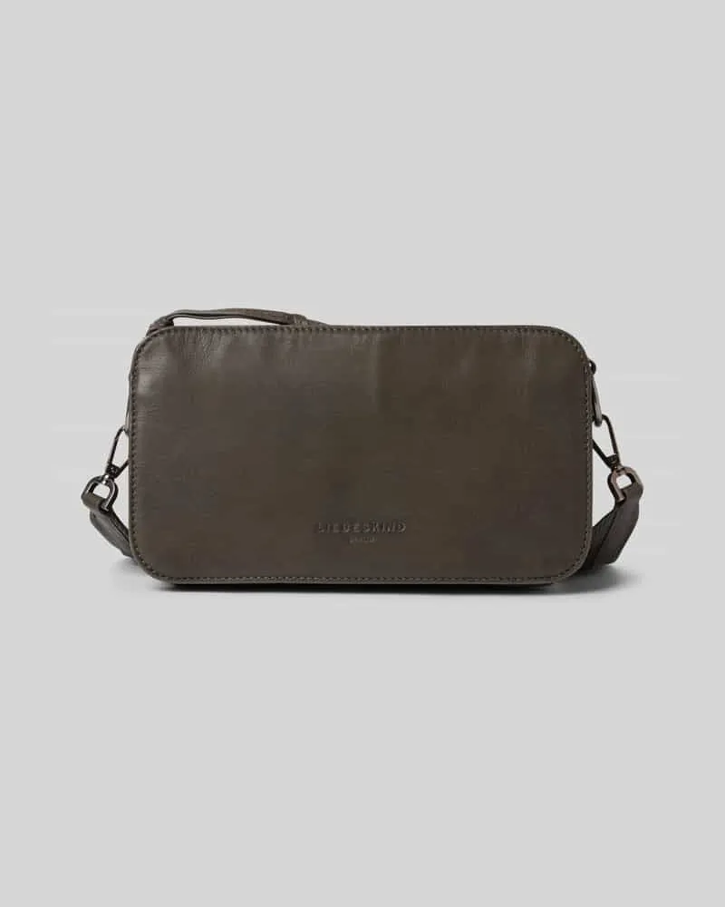 Liebeskind Lederhandtasche mit Label-Prägung Modell 'CLARICE Anthrazit