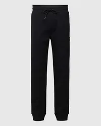 HUGO BOSS Sweatpants mit elastischem Bund Modell 'Lamont Black