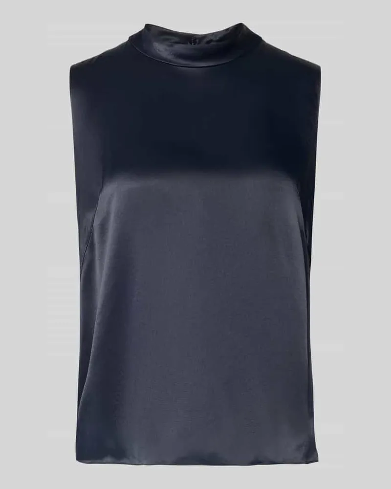 HUGO BOSS Regular Fit Blusentop aus reiner Viskose Modell 'BAURINA Marine