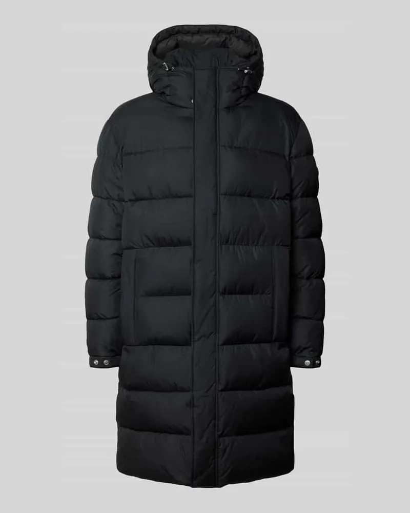HUGO BOSS Steppmantel mit Kapuze Modell 'H-Carpa Black