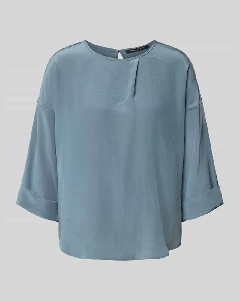Luisa Cerano Blusenshirt mit 3/4-Ärmel Rauchblau