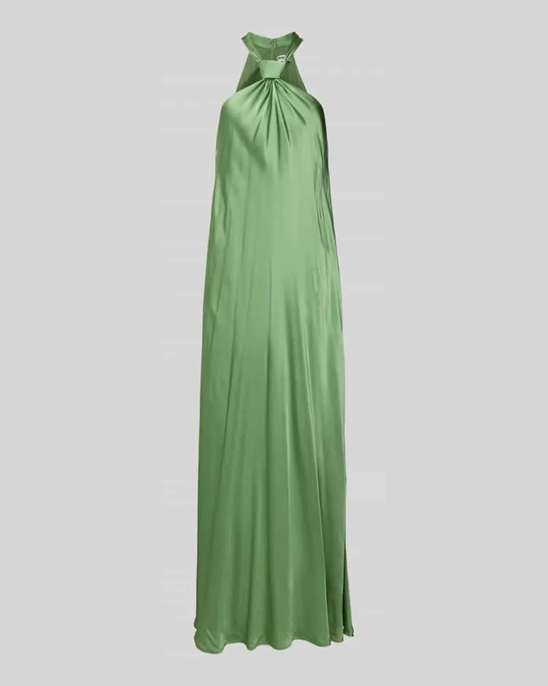 Essentiel Neckholder-Maxikleid mit Knotendetail Modell 'Huppsala Mint