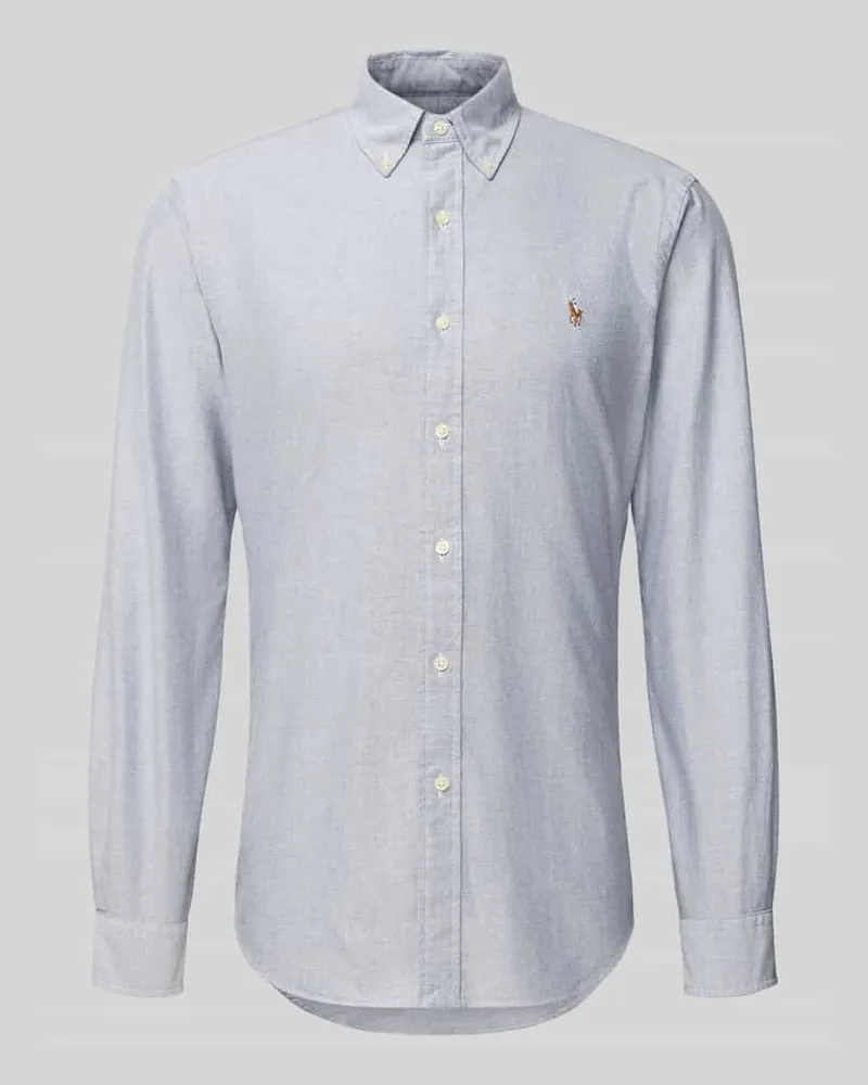 Ralph Lauren Freizeithemd mit Knopfleiste Anthrazit