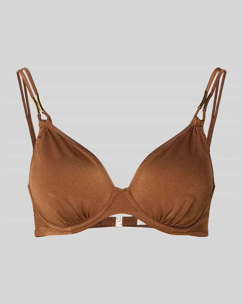 Marie Jo Bikini-Oberteil mit verstellbaren Trägern Mittelbraun