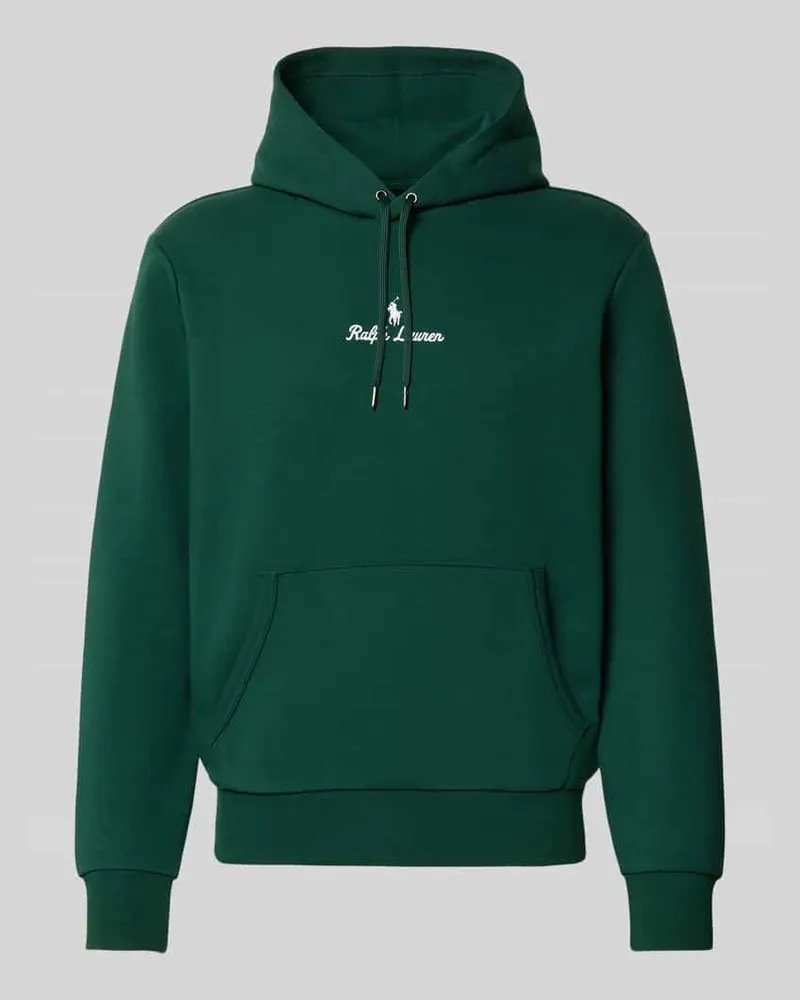 Ralph Lauren Hoodie mit Label-Stitching und Känguru-Tasche Dunkelgruen
