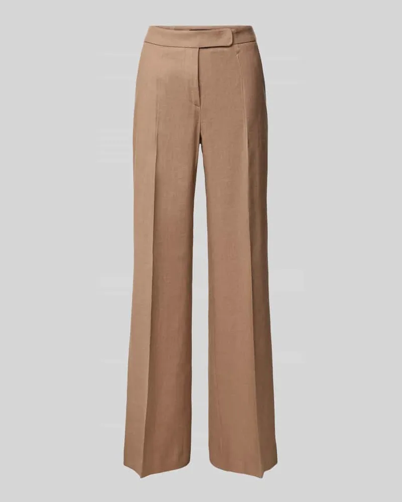 windsor. Slim Fit Leinenhose mit Bügelfalten Hazel