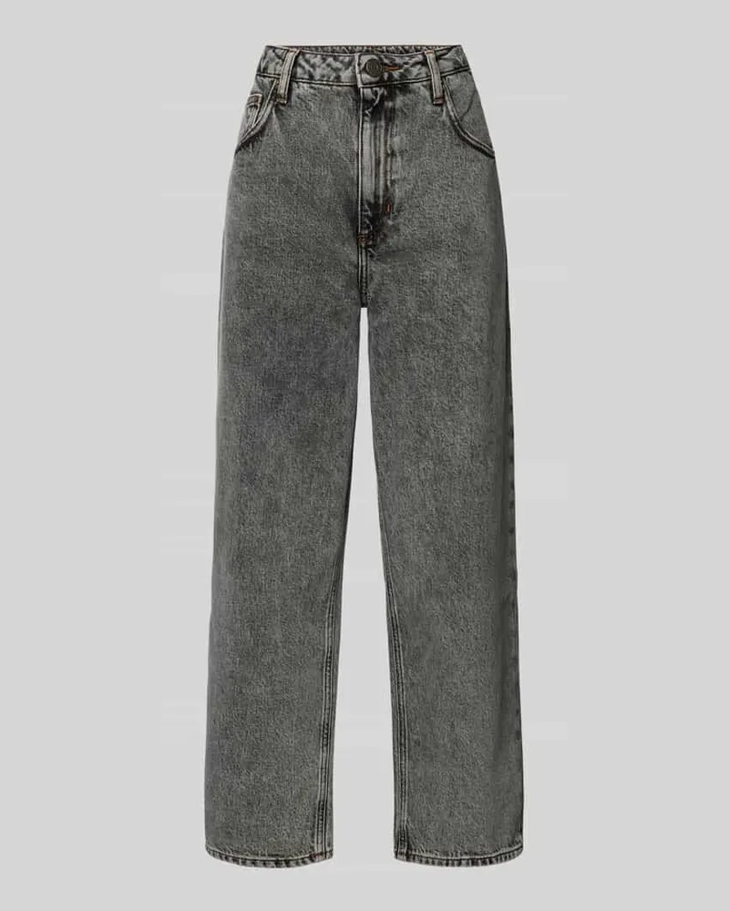 American Vintage Wide Fit Jeans aus reiner Baumwolle Modell 'DAY Dunkelgrau