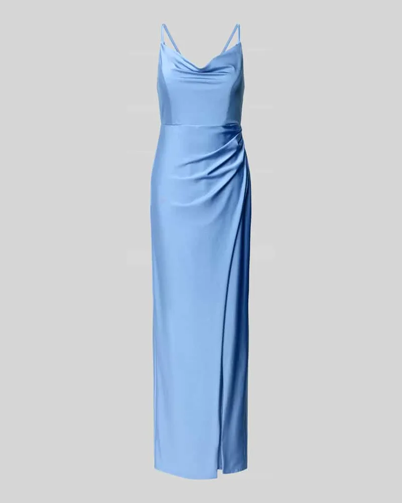 Vera Mont Regular Fit Abendkleid mit Raffungen Bleu