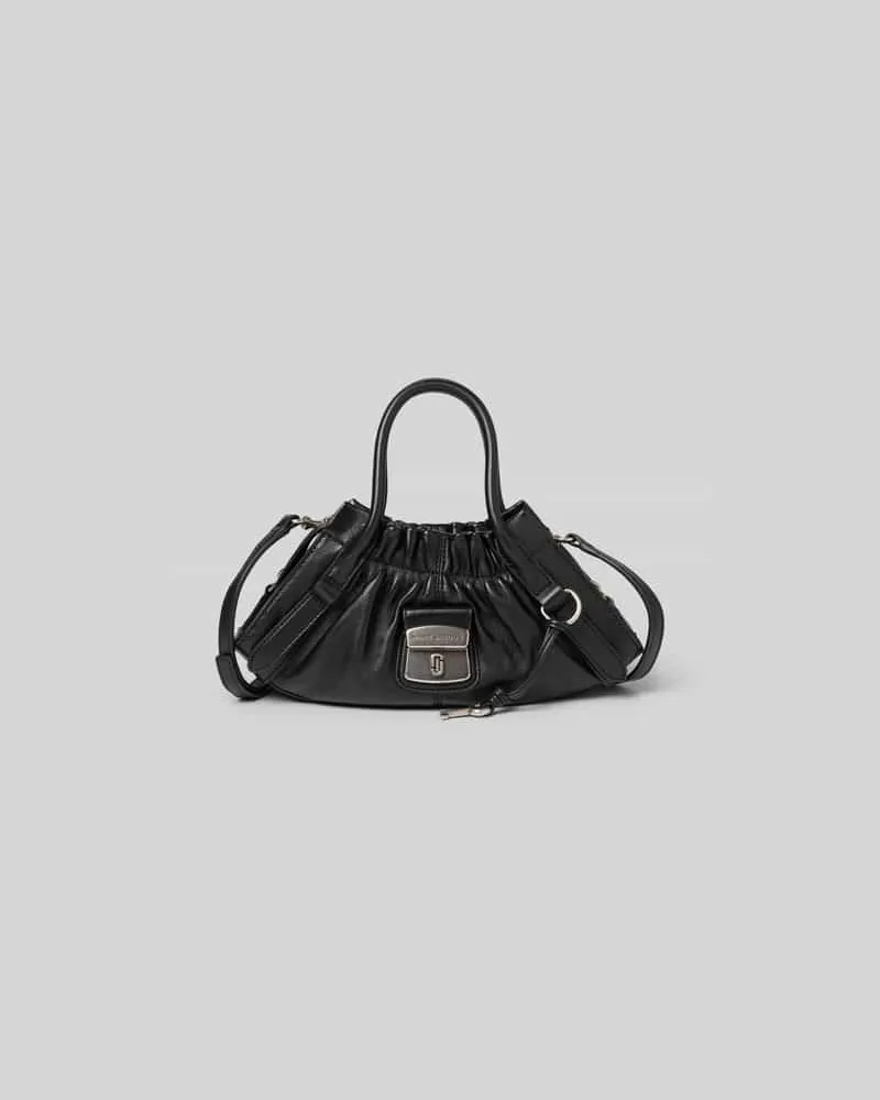 Marc Jacobs Shoulder Bag aus echtem Lammleder Black