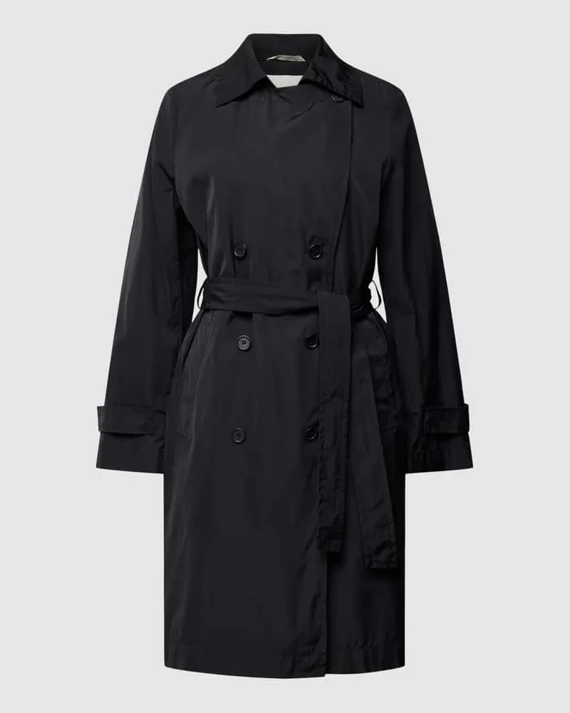 Marc O'Polo Trenchcoat mit Umlegekragen Black