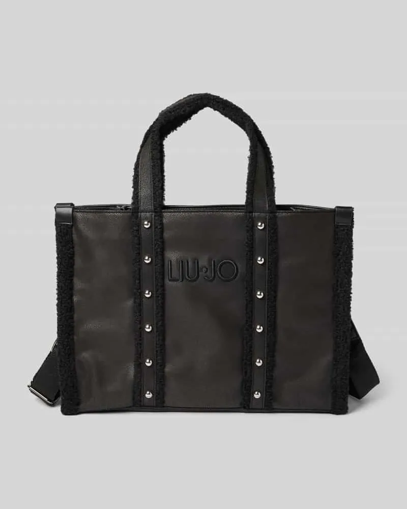 Liu Jo Tote Bag mit Label-Stitching Black