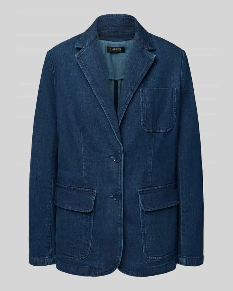 Ralph Lauren Regular Fit Blazer in Denim-Optik Modell 'LAWDRO Dunkelblau