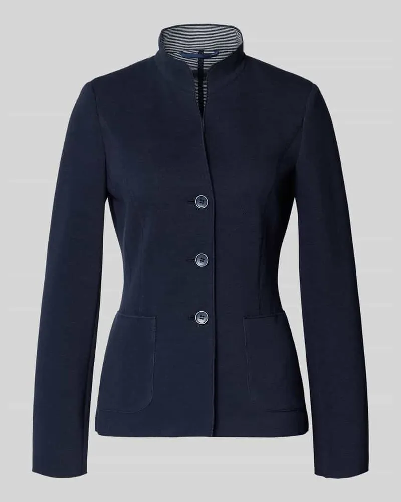 White Label Slim Fit Blazer mit Stehkragen Marine