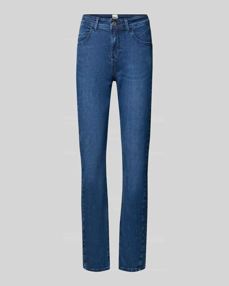 Brax Skinny Fit Jeans mit 5-Pocket-Design Modell 'SHAKIRA Blau