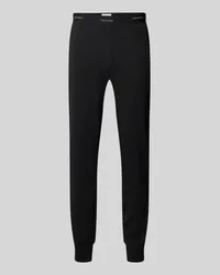 Calvin Klein Regular Fit Sweatpants mit elastischen Beinabschlüssen Black