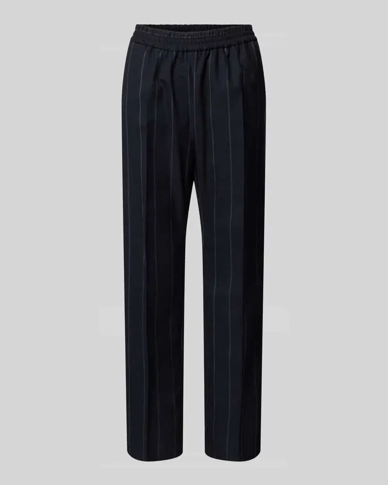 MAX&Co. Regular Fit Stoffhose mit Viskose-Anteil Modell 'GIUNTO Marine