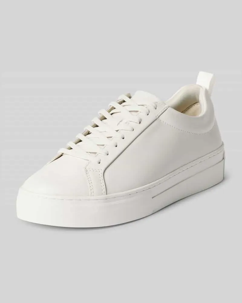 Vagabond Low Top Sneaker aus echtem Rindleder Weiss