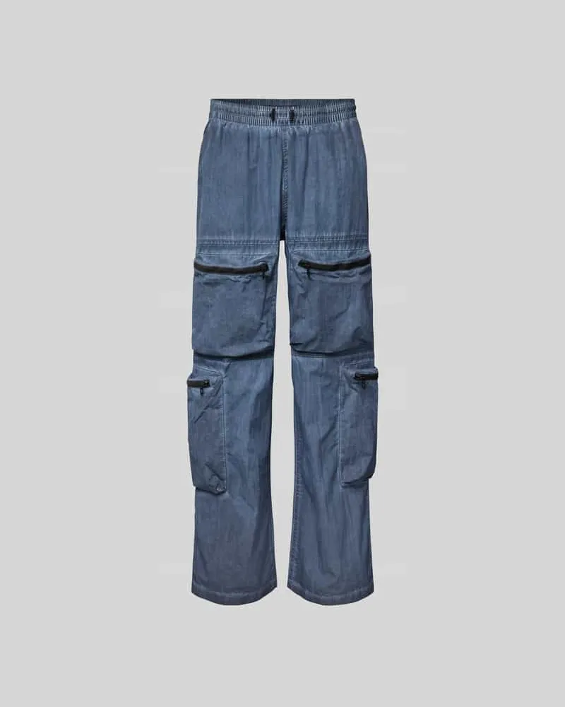 Diesel Cargohose mit elastischem Bund Blau