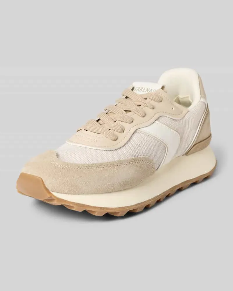 Verbenas Sneaker mit Label-Details Modell 'CLODETTE DINAN Beige