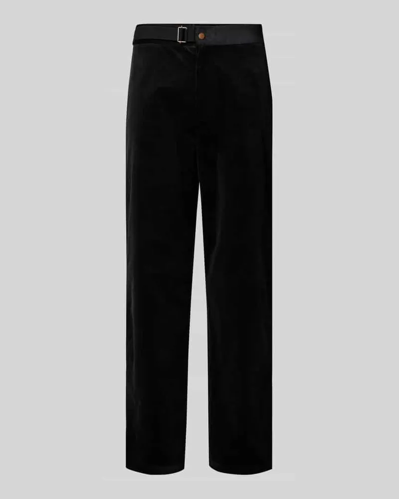 Replay Tapered Fit Cordhose mit Gürtel Black
