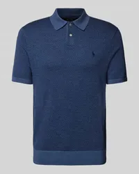 Ralph Lauren Poloshirt in Strick-Optik Marine