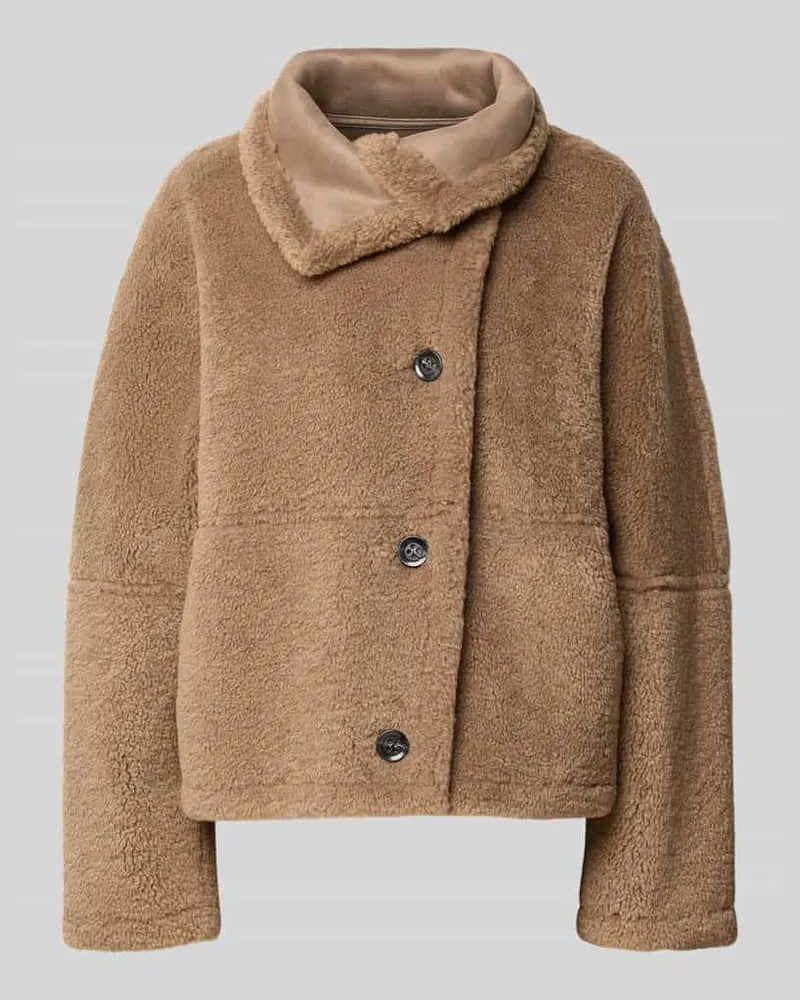 Beaumont Amsterdam Wendejacke mit Knopfleiste Taupe
