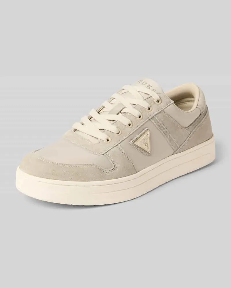 Guess Sneaker mit Label-Details Modell 'UDDENT Beige