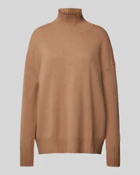 (THE MERCER) N.Y. Strickpullover aus Kaschmir mit Stehkragen Camel