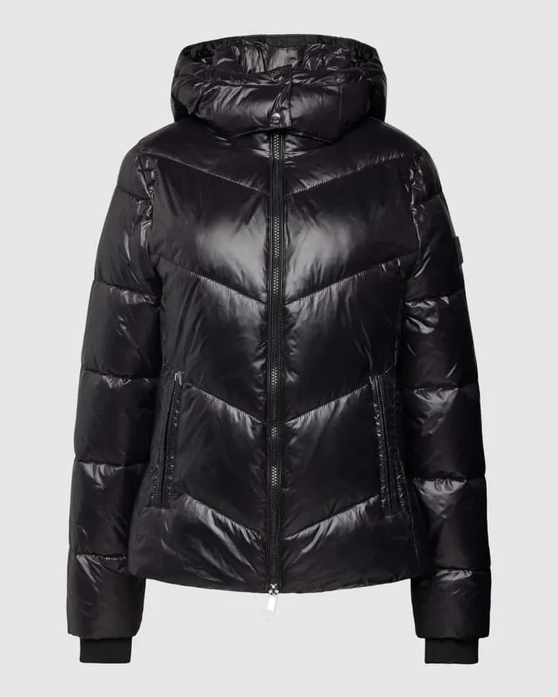 HUGO BOSS Steppjacke mit Stehkragen Modell 'Pepule Black