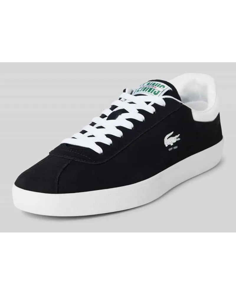 Lacoste Sneaker mit Label-Details Modell 'BASESHOT Black