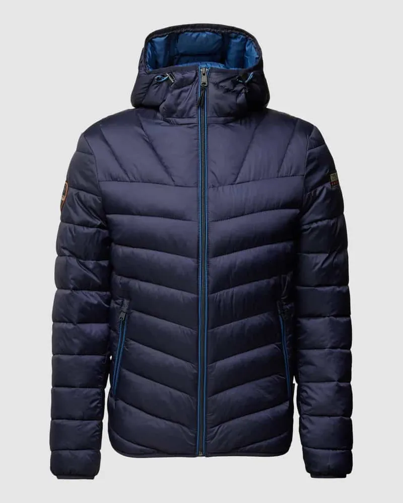 Napapijri Steppjacke mit Kapuze Modell 'AERONS Marine