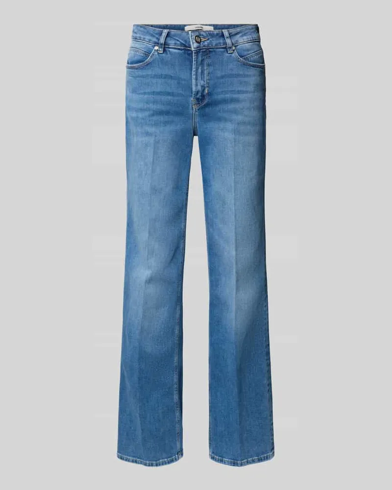 someday. Straight Fit Jeans mit Gesäßtaschen Modell 'Carie Jeansblau