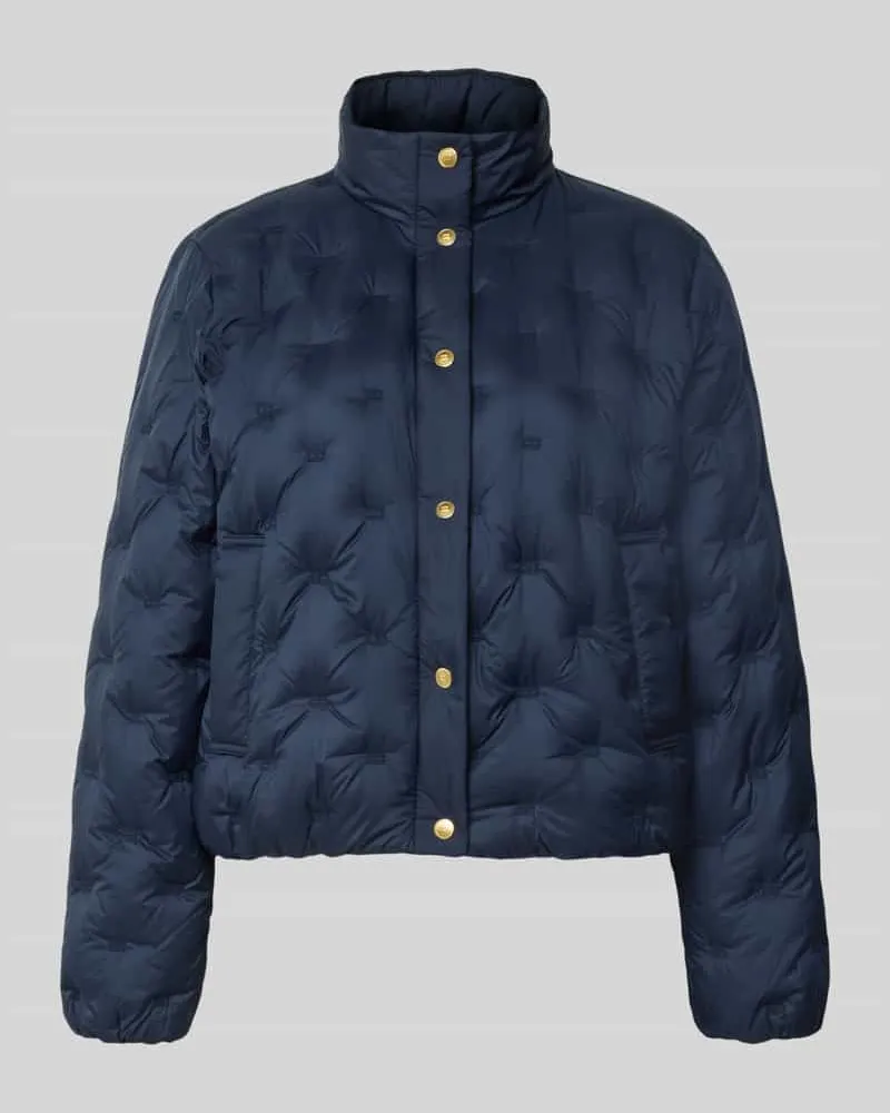 Tommy Hilfiger Regular Fit Daunenjacke mit Logo-Stitching Marine