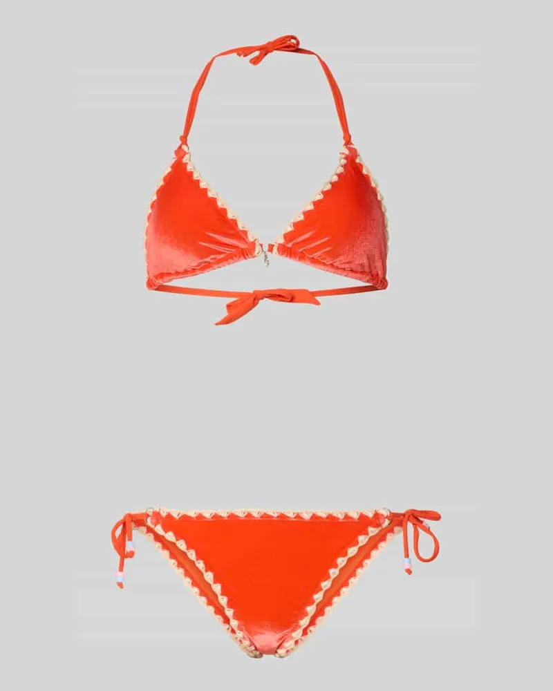 Banana Moon Bikini mit Ziersteinen Modell 'Neosun Orange