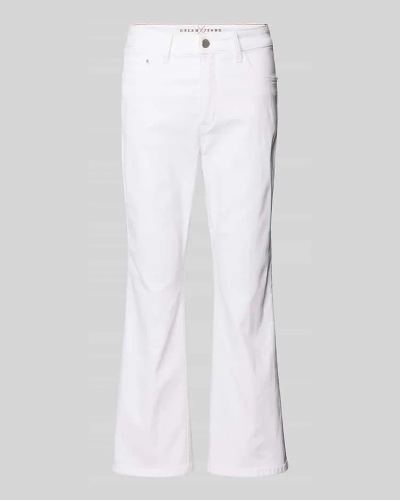 MAC Jeans Jeans mit Eingrifftaschen Modell 'Dream Kick Weiss