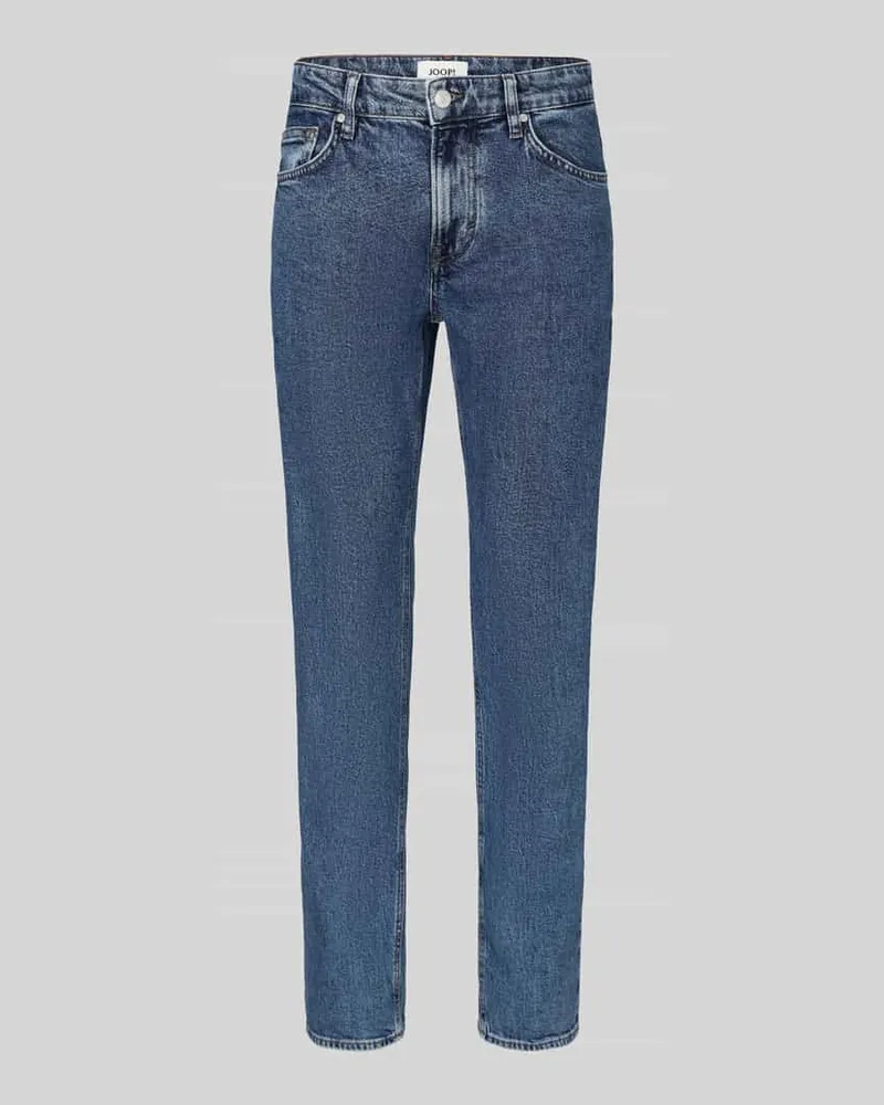 JOOP! Modern Fit Straight Fit Jeans aus Baumwoll-Mix Modell 'Mitch Hellblau