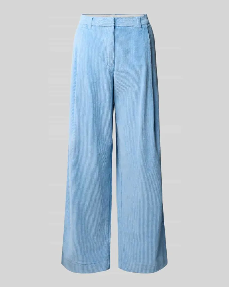 Selected Relaxed Fit Cordhose aus Baumwoll-Mix Modell 'ROJA Hellblau