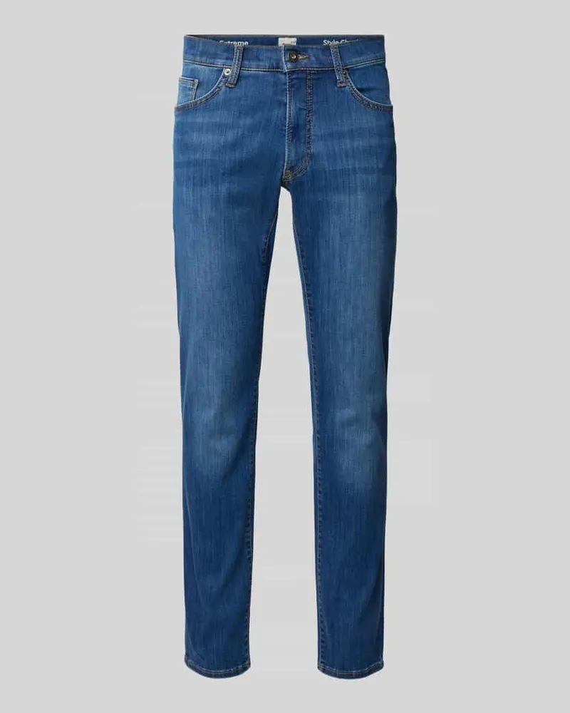 Brax Regular Fit Jeans im 5-Pocket-Design Modell 'CHUCK Jeansblau